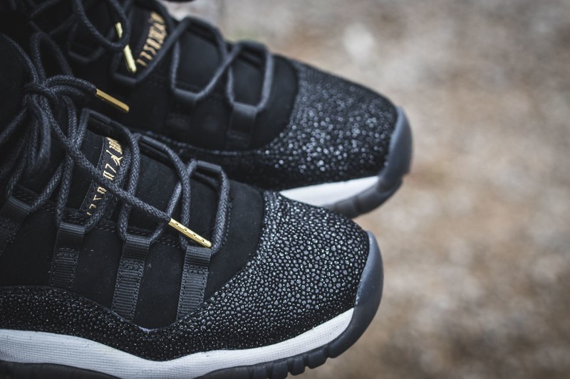 Jordan 11 heiress black stingray footlocker on sale